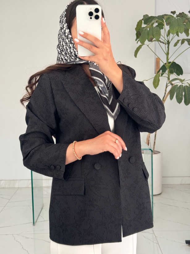 کت زنانه یقه بلیزر maneli