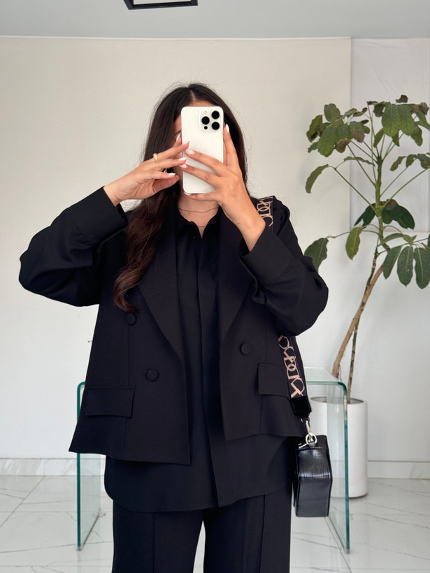 وست زنانه لینن مشکی
