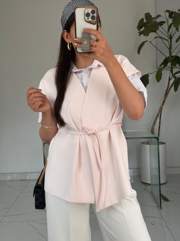 وست زنانه کرپ تابستانی