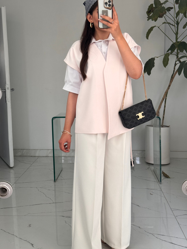 وست زنانه کرپ تابستانی