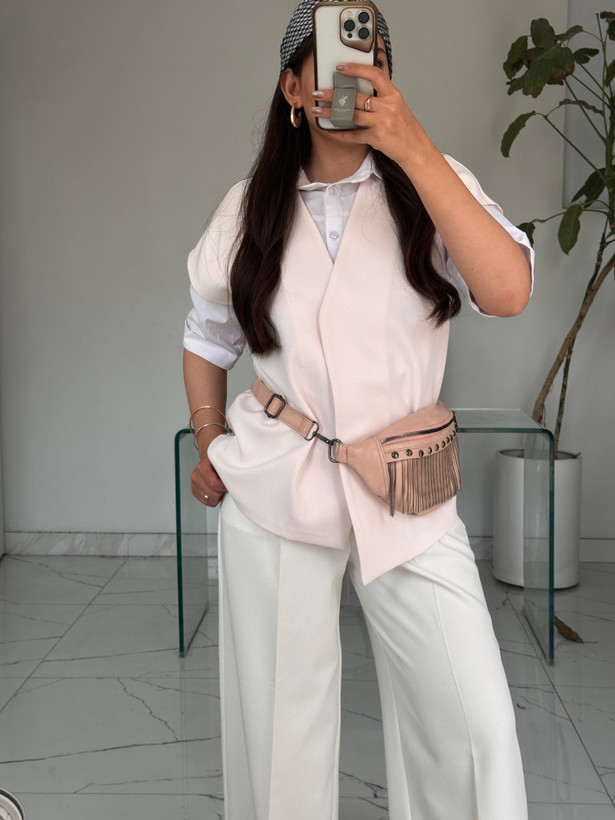 وست زنانه کرپ تابستانی