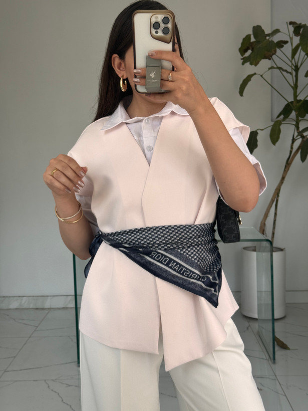 وست زنانه کرپ تابستانی