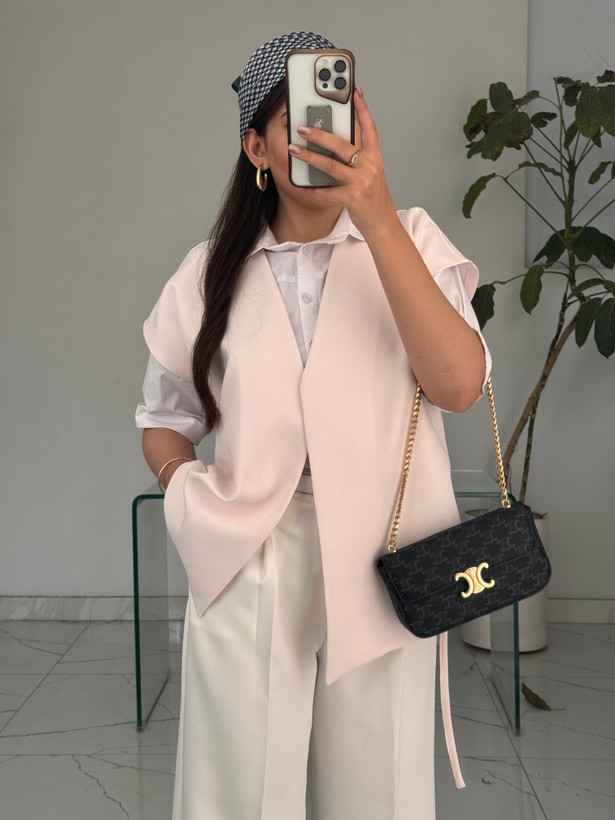وست زنانه کرپ تابستانی